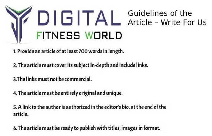 Guidelines of the Article – Arm lift Write For Us