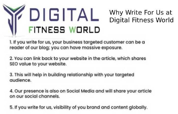 Why Write For Us at Digital Fitness World – Cardio Training Write For Us